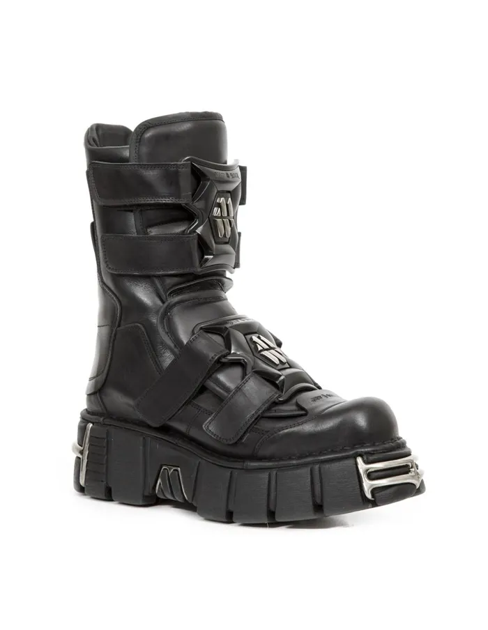 WomenMen Boot Metallic M422S1 New Rock Boots WomenMen Boot Metallic M422S1 New Rock Boots