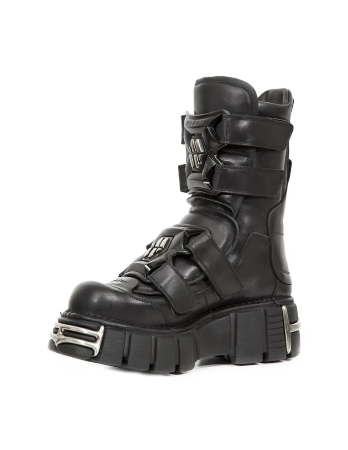 WomenMen Boot Metallic M422S1 New Rock Boots WomenMen Boot Metallic M422S1 New Rock Boots
