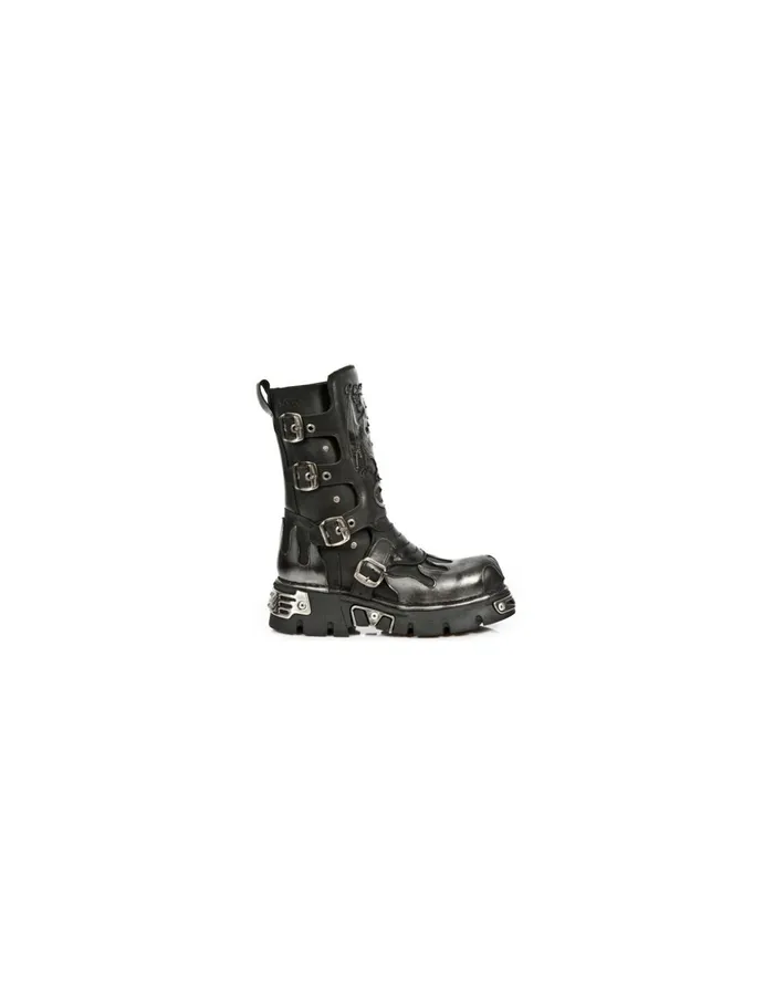 WomenMen Boot Metallic M600C10 New Rock Boots