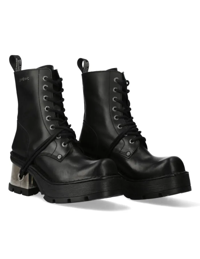 WomenMen Boot Metallic M8355S1 New Rock Boots