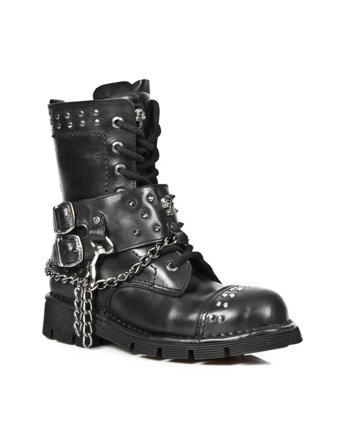 WomenMen Boot Metallic MNewmili081C1 New Rock Boots WomenMen Boot Metallic MNewmili081C1 New Rock Boots