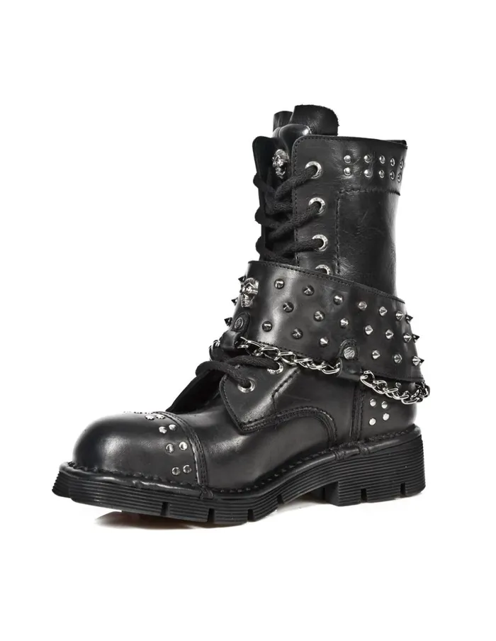WomenMen Boot Metallic MNewmili081C1 New Rock Boots WomenMen Boot Metallic MNewmili081C1 New Rock Boots