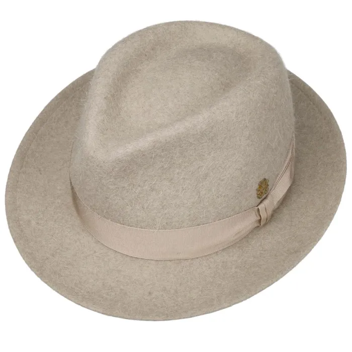WomenMen Felt Hats Mayser Fabrice Fedora Hair Felt Hat Zechbauer Beigemottled WomenMen Felt Hats Mayser Fabrice Fedora Hair Felt Hat Zechbauer Beigemottled