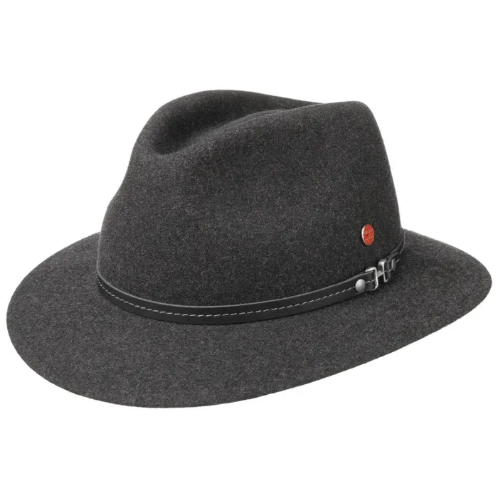 WomenMen Felt Hats Mayser Mathis Trekking Hat Anthracite