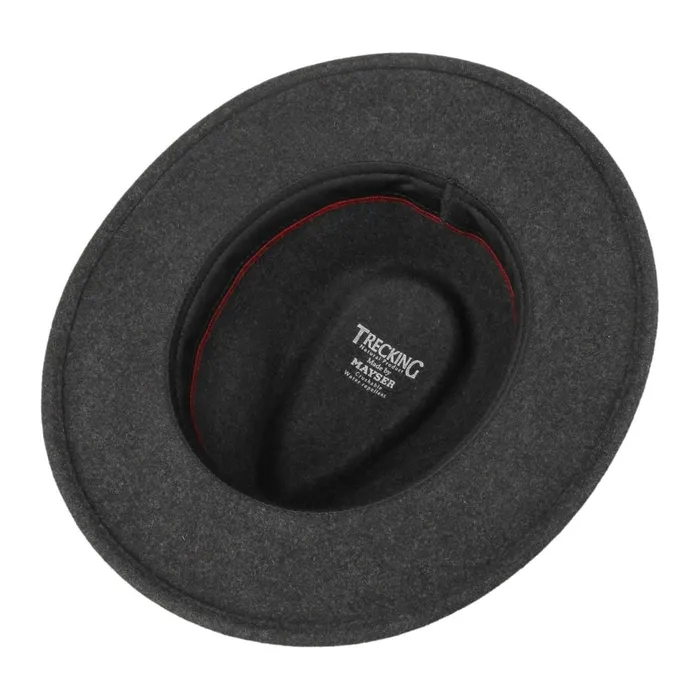 WomenMen Felt Hats Mayser Mathis Trekking Hat Anthracite WomenMen Felt Hats Mayser Mathis Trekking Hat Anthracite