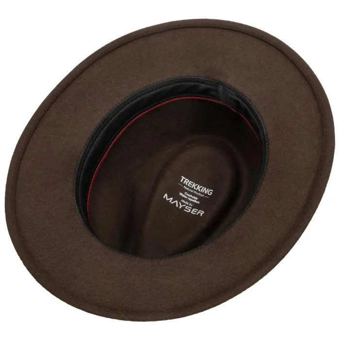 WomenMen Felt Hats Mayser Mathis Trekking Hat Anthracite WomenMen Felt Hats Mayser Mathis Trekking Hat Anthracite