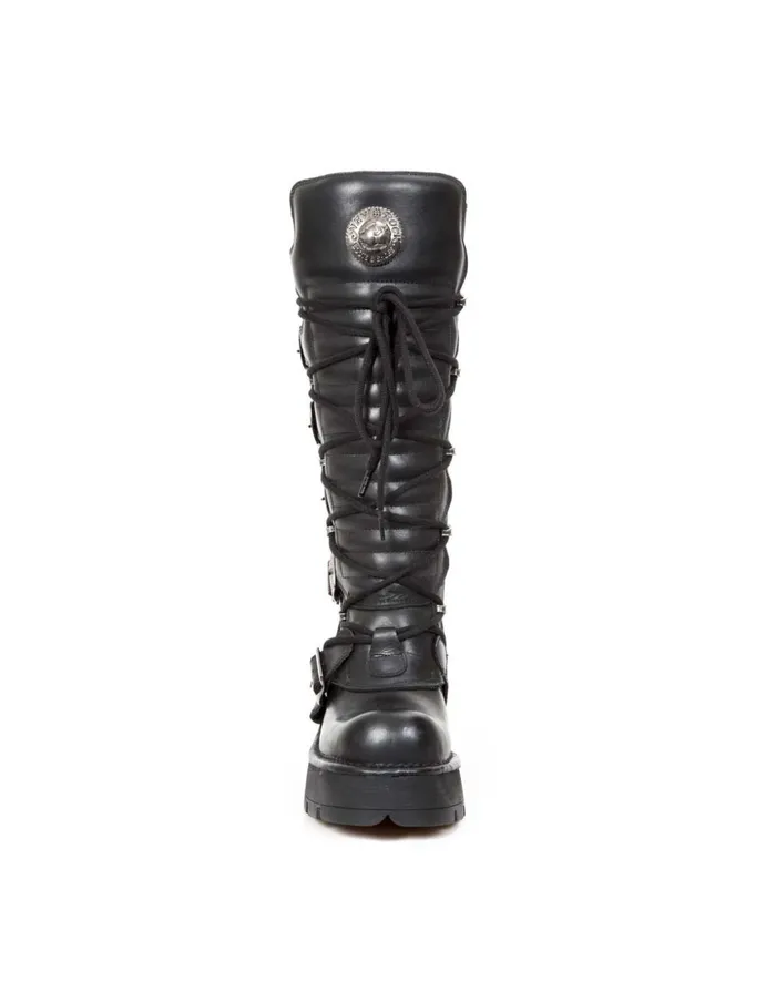 WomenMen High Boot Metallic M716S1 New Rock High Boots WomenMen High Boot Metallic M716S1 New Rock High Boots