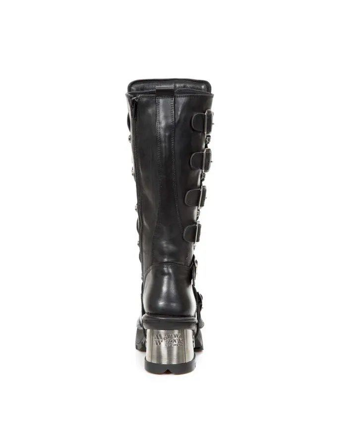 WomenMen High Boot Metallic M716S1 New Rock High Boots WomenMen High Boot Metallic M716S1 New Rock High Boots