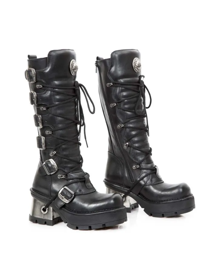 WomenMen High Boot Metallic M716S1 New Rock High Boots WomenMen High Boot Metallic M716S1 New Rock High Boots