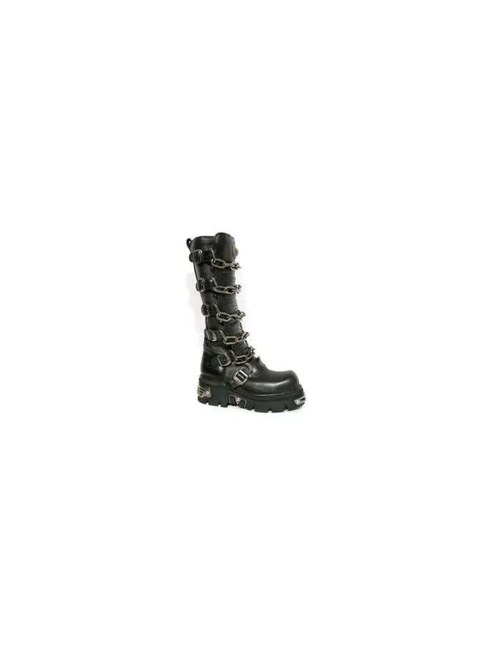 WomenMen High Boot Metallic M718C1 New Rock High Boots