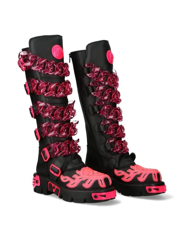 WomenMen MMet033C5 New Rock High Boots