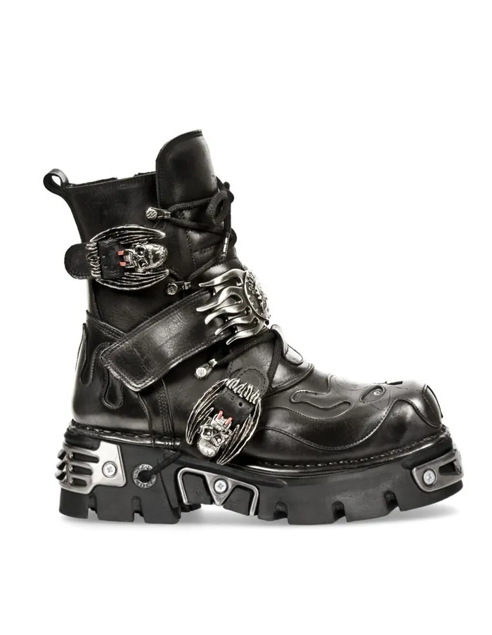 WomenMen Metallic M188C4 New Rock Boots