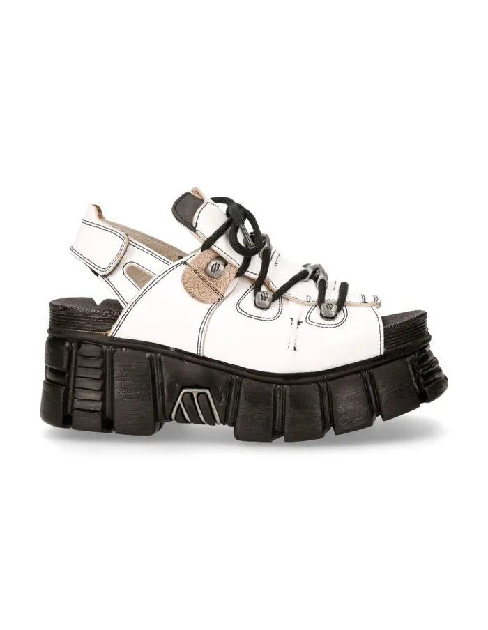 WomenMen Metallic MBios103C3 New Rock Sandals WomenMen Metallic MBios103C3 New Rock Sandals