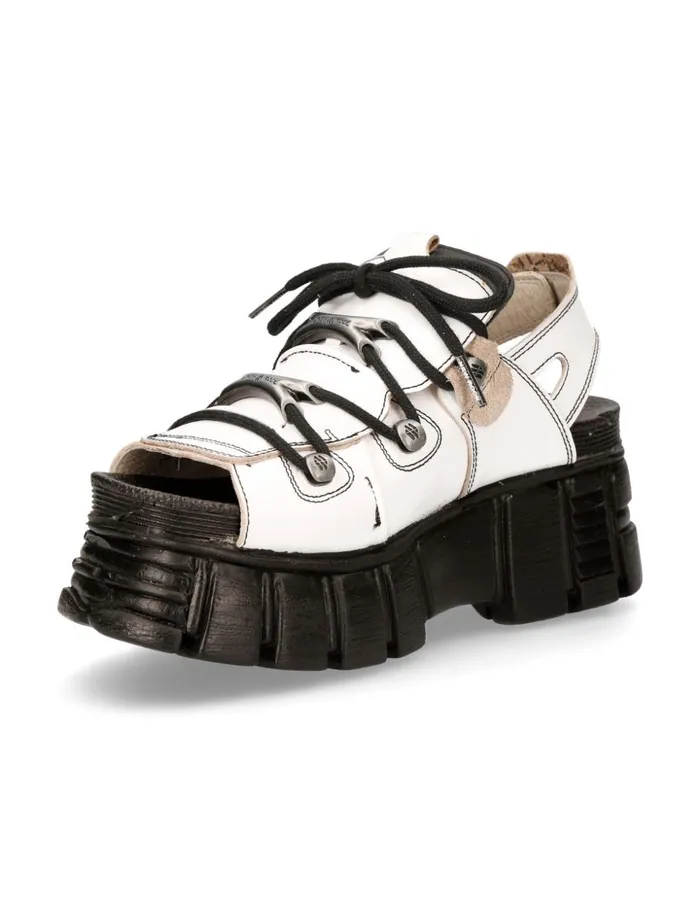 WomenMen Metallic MBios103C3 New Rock Sandals WomenMen Metallic MBios103C3 New Rock Sandals