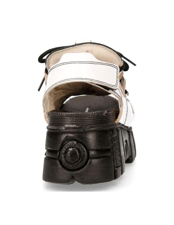 WomenMen Metallic MBios103C3 New Rock Sandals WomenMen Metallic MBios103C3 New Rock Sandals