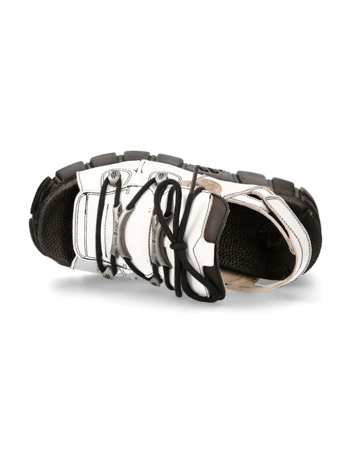 WomenMen Metallic MBios103C3 New Rock Sandals WomenMen Metallic MBios103C3 New Rock Sandals