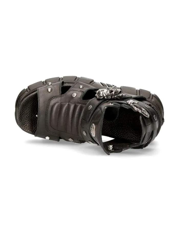 WomenMen Metallic MBios104C7 New Rock Sandals WomenMen Metallic MBios104C7 New Rock Sandals