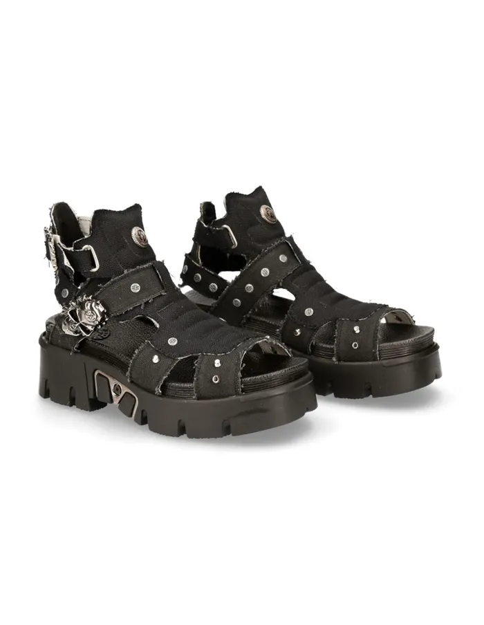 WomenMen Metallic MBios104V1 New Rock Sandals