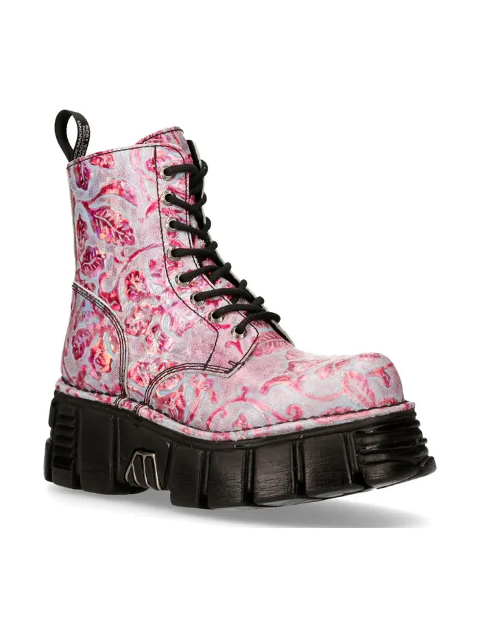 WomenMen Metallic MMili084cS19 New Rock Boots WomenMen Metallic MMili084cS19 New Rock Boots