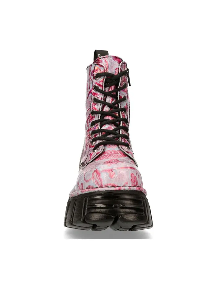 WomenMen Metallic MMili084cS19 New Rock Boots WomenMen Metallic MMili084cS19 New Rock Boots