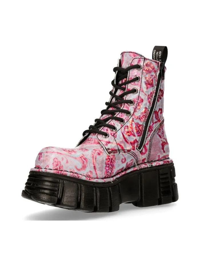 WomenMen Metallic MMili084cS19 New Rock Boots WomenMen Metallic MMili084cS19 New Rock Boots
