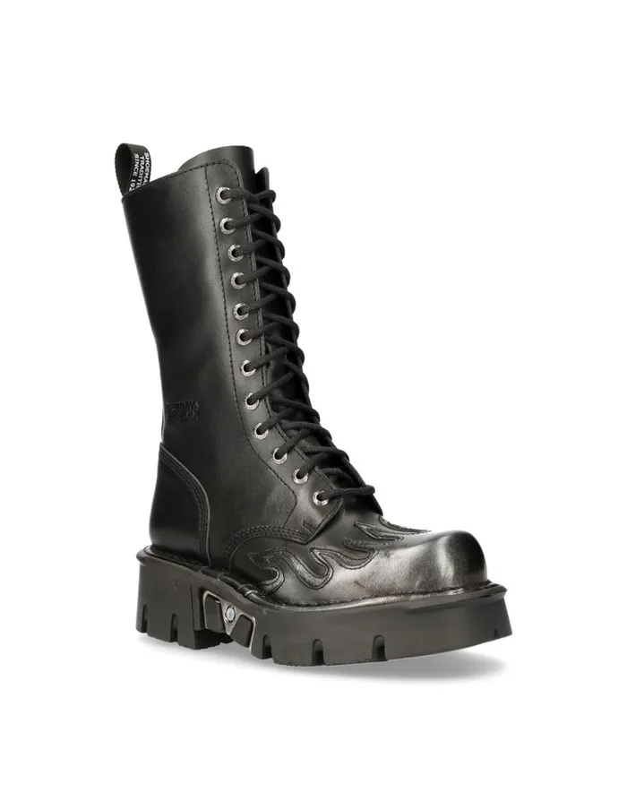 WomenMen Metallic MMili216C2 New Rock Boots WomenMen Metallic MMili216C2 New Rock Boots