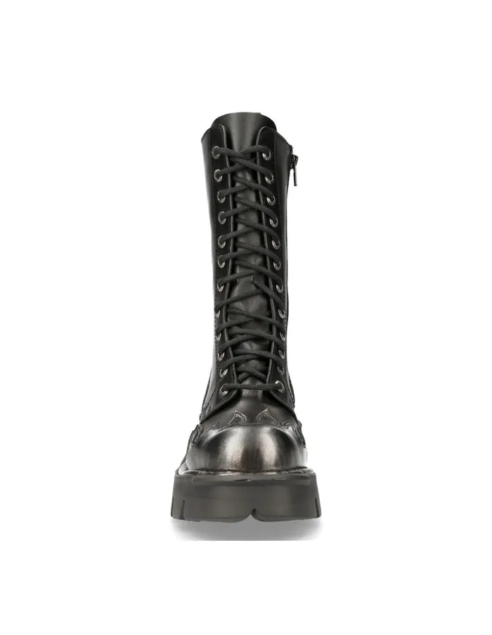 WomenMen Metallic MMili216C2 New Rock Boots WomenMen Metallic MMili216C2 New Rock Boots