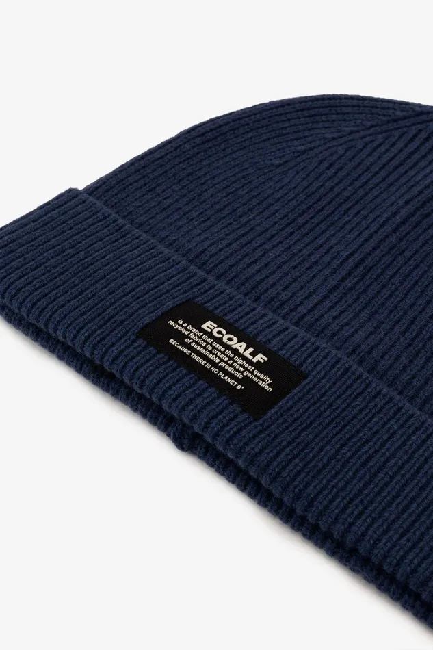 WomenMen Navy Blue Wool Hat Ecoalf Hats And Scarves