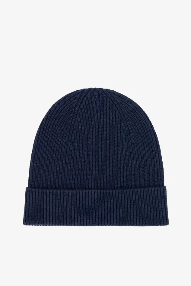 WomenMen Navy Blue Wool Hat Ecoalf Hats And Scarves