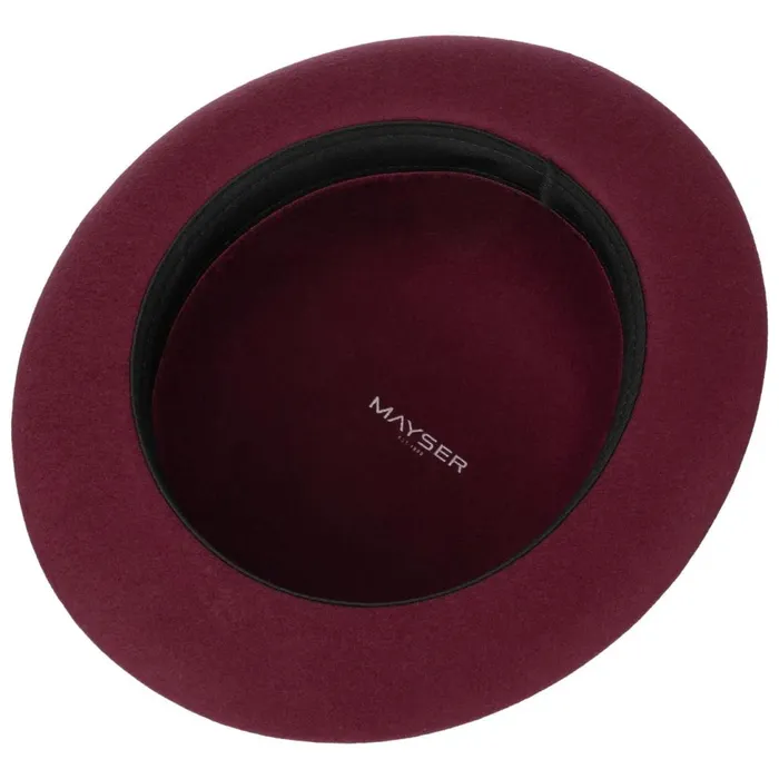 WomenMen Occassion Hats Mayser Viril Melone Burgundy WomenMen Occassion Hats Mayser Viril Melone Burgundy