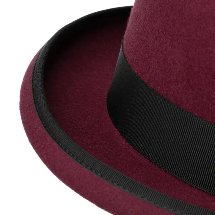 WomenMen Occassion Hats Mayser Viril Melone Burgundy WomenMen Occassion Hats Mayser Viril Melone Burgundy