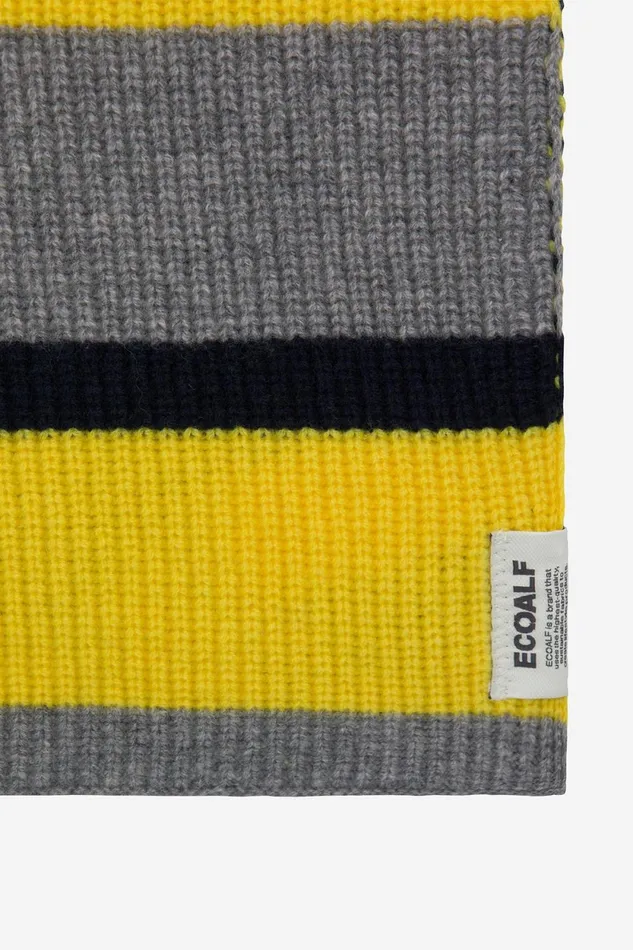 WomenMen Yellow Multi Scarf Ecoalf Hats And Scarves