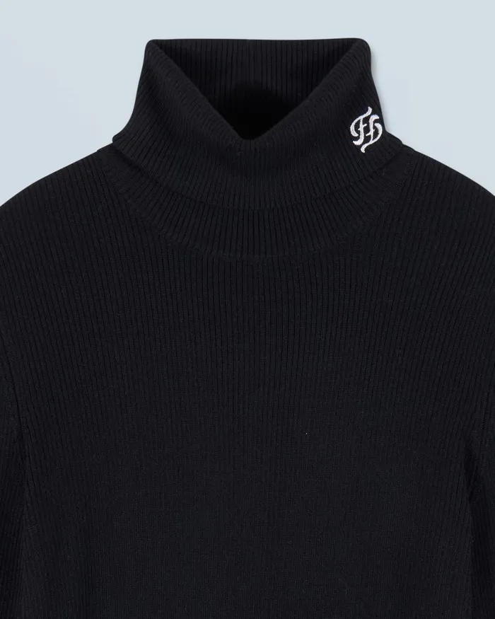 Women Merino Wool Sweaters From Future Turtleneck Sweater Black