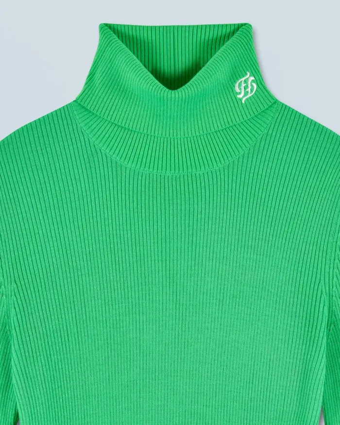 Women Merino Wool Sweaters From Future Turtleneck Sweater Utopic Green