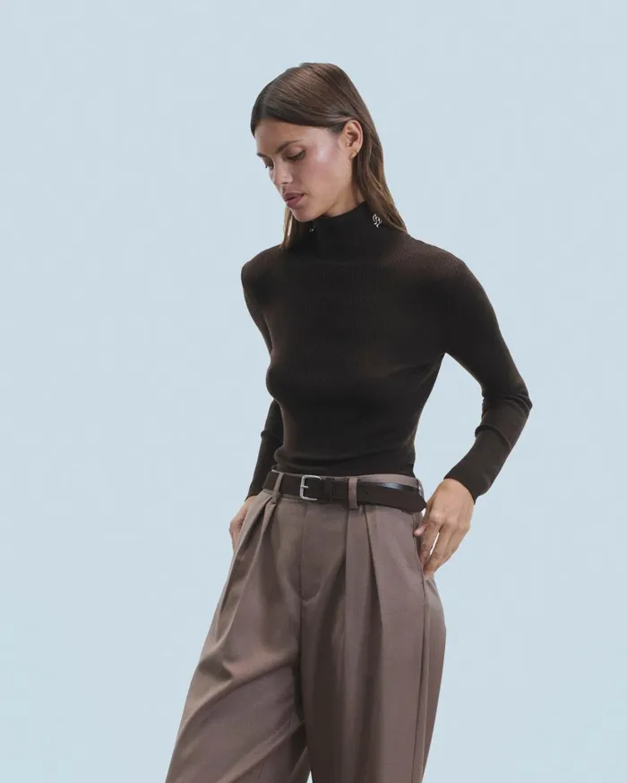 Women Merino Wool Sweaters From Future Turtleneck Sweater Utopic Green
