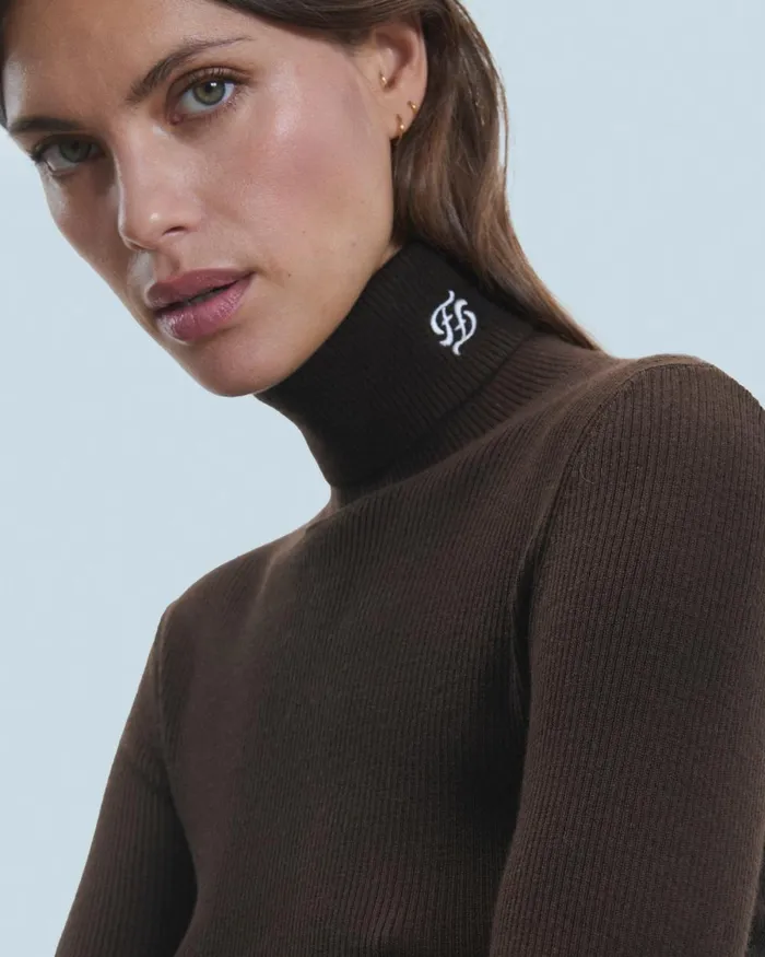 Women Merino Wool Sweaters From Future Turtleneck Sweater Utopic Green