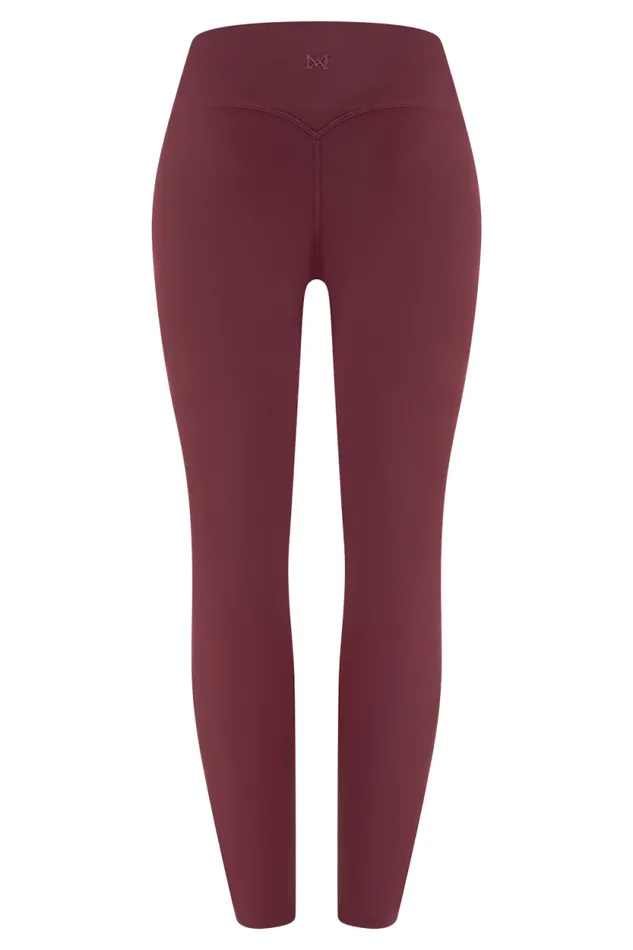 Women Meshki Bottoms Callie Active Leggings 8211 Burgundy
