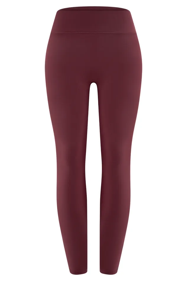 Women Meshki Bottoms Callie Active Leggings 8211 Burgundy