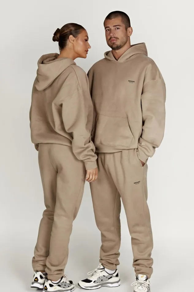 Women Meshki Bottoms Frankie Unisex Jogger 8211 Cement