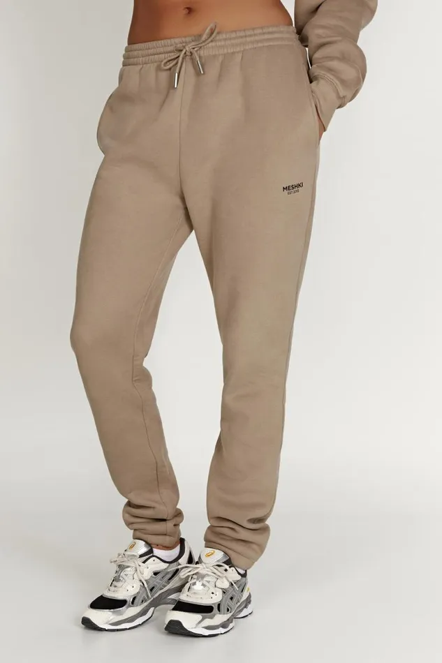 Women Meshki Bottoms Frankie Unisex Jogger 8211 Cement