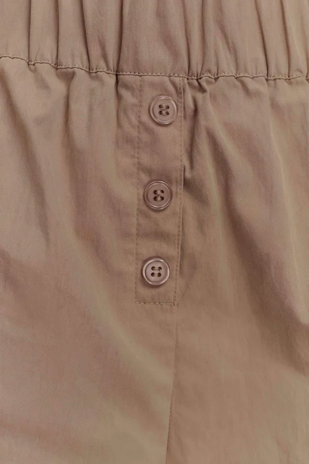 Women Meshki Bottoms Johanna Cotton Relaxed Shorts 8211 Sand