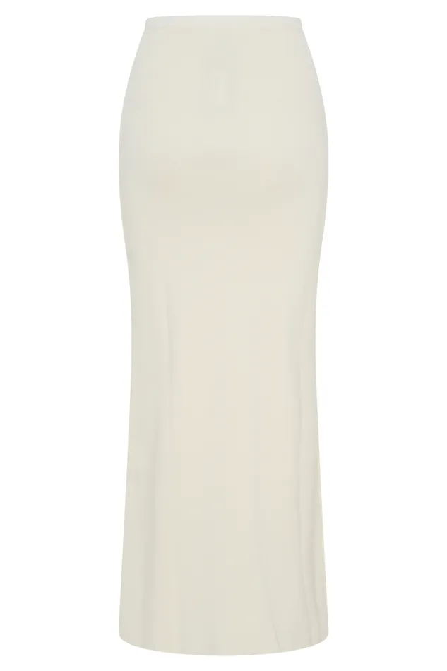 Women Meshki Bottoms Maxine Knit Maxi Skirt 8211 Ivory