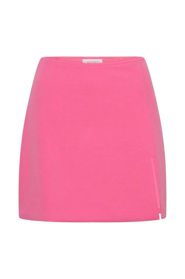 Women Meshki Bottoms Romee Mini Skirt 8211 Bubblegum Pink