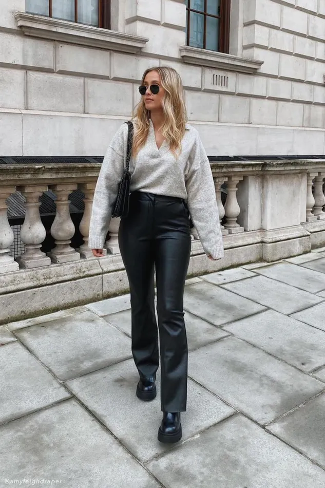 Women Meshki Bottoms Tyra Straight Leg Faux Leather Pants 8211 Black Women Meshki Bottoms Tyra Straight Leg Faux Leather Pants 8211 Black