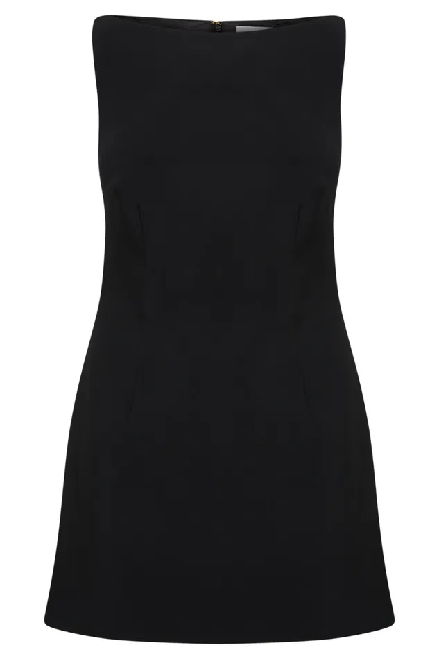 Women Meshki Dresses Angela Suiting Mini Dress 8211 Black