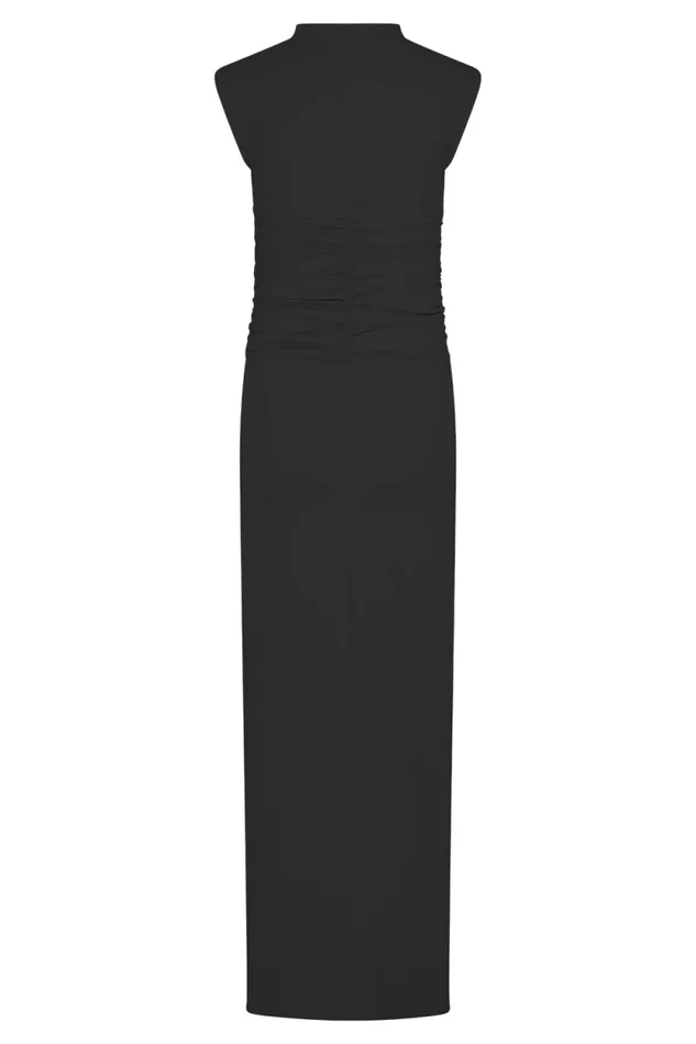 Women Meshki Dresses Elliot High Neck Sleeveless Maxi Dress 8211 Black