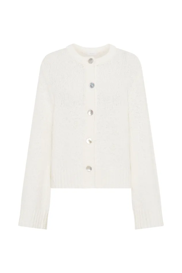 Women Meshki Outerwear Moira Oversized Boucle Cardigan 8211 White