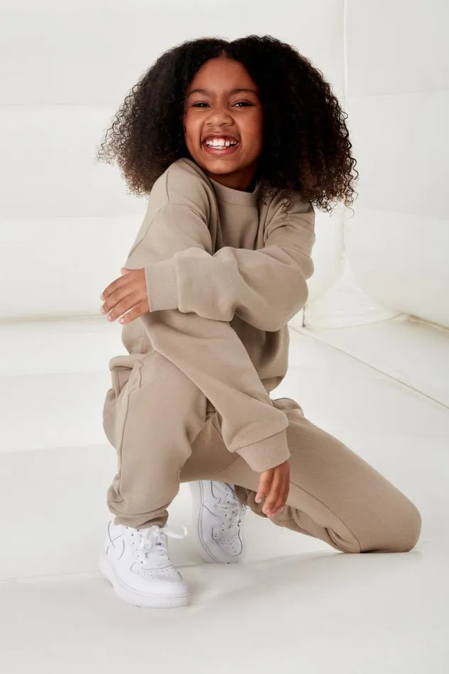Women Meshki Outerwear Phoenix Kids Unisex Crewneck Jumper 8211 Cement