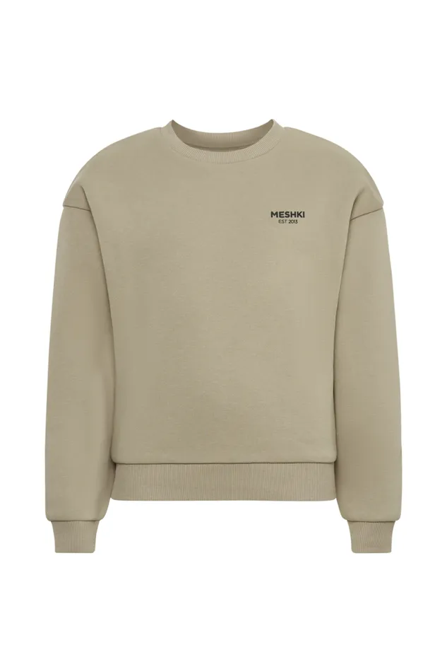 Women Meshki Outerwear Phoenix Kids Unisex Crewneck Jumper 8211 Cement
