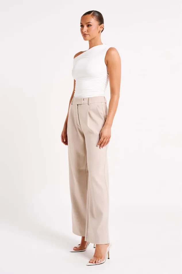 Women Meshki Tops Alayna Recycled Nylon Ruched Top 8211 White